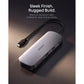 Anker Nano USB-C Hub 8-in-1 Dual Display 4K 60Hz USB C HDMI 85W Power Delivery USB C Data Ports SD/TF Card A210B ---