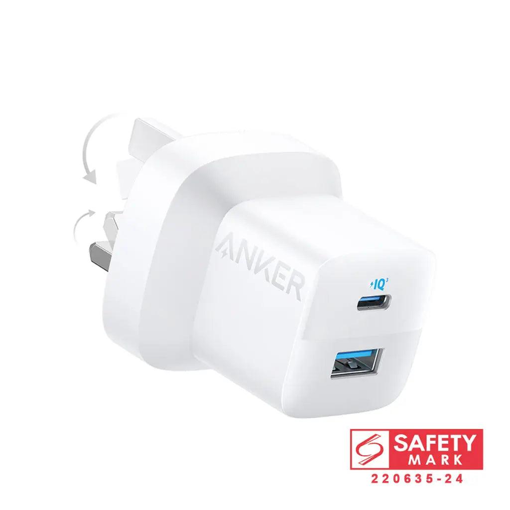 323 USB C Plug Charger (33W) A2331 - Anker Singapore