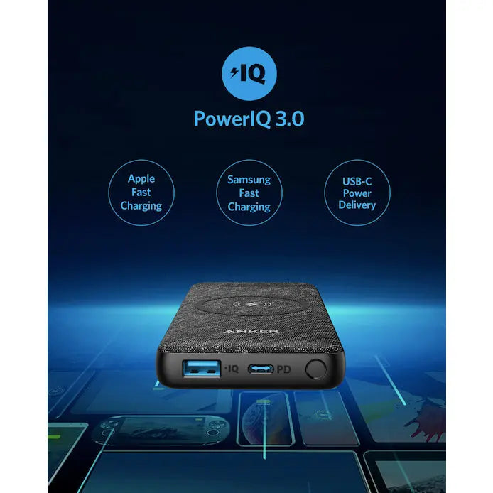 PowerCore III Sense Powerbank 10000mah Wireless 10W Portable Charger A1617 - Anker Singapore