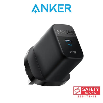 312 25W SG 3 Pin USB Charger USB C Charger A2642 - Anker Singapore