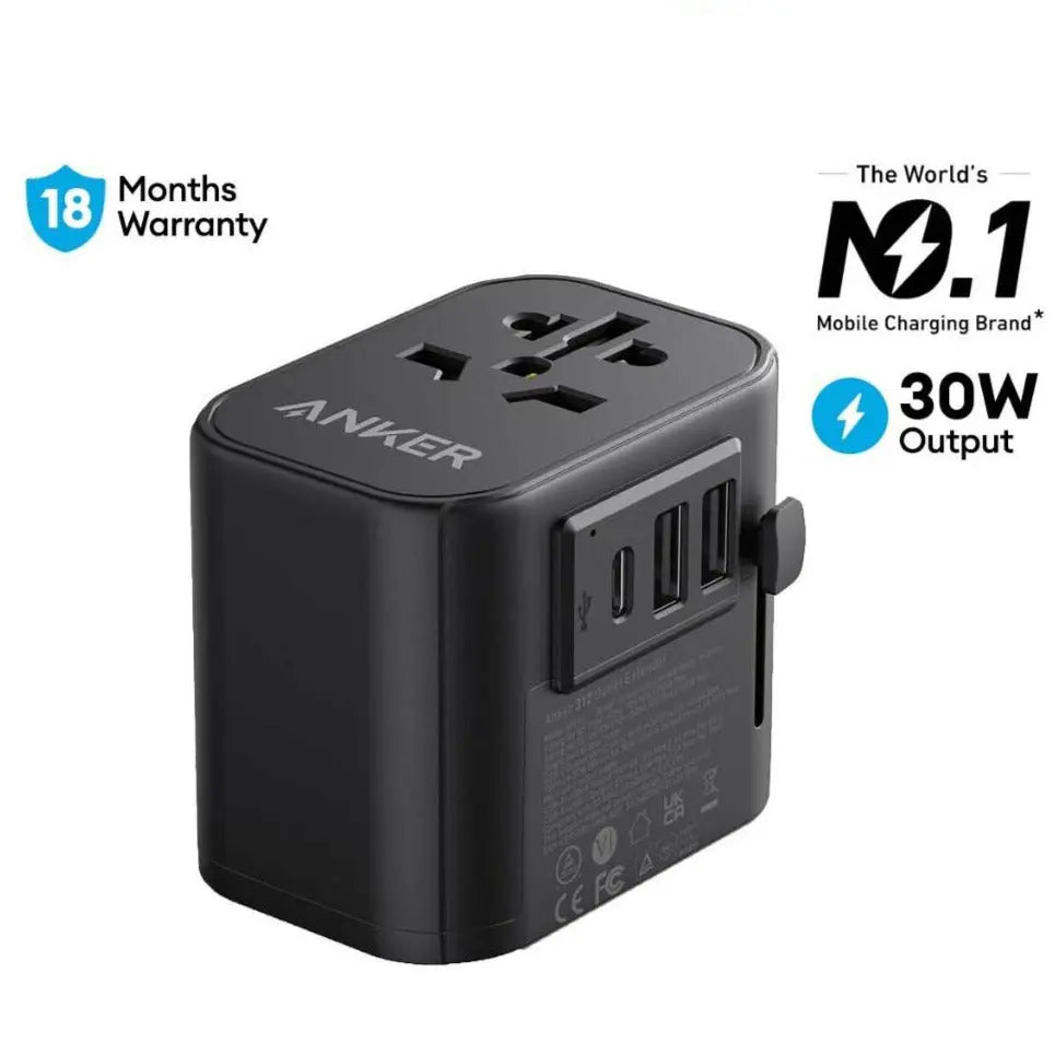 PowerExtend Travel Adapter 30W With USB C Charger A9212