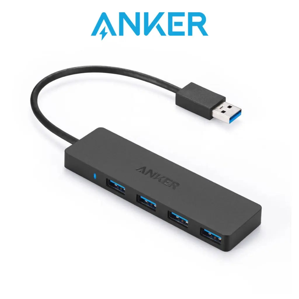 4 Port USB 3.0 Hub (SuperSpeed 5Gbps) with Fast Charge – Portable USB 3.2 Gen1 Type-A Laptop/Desktop