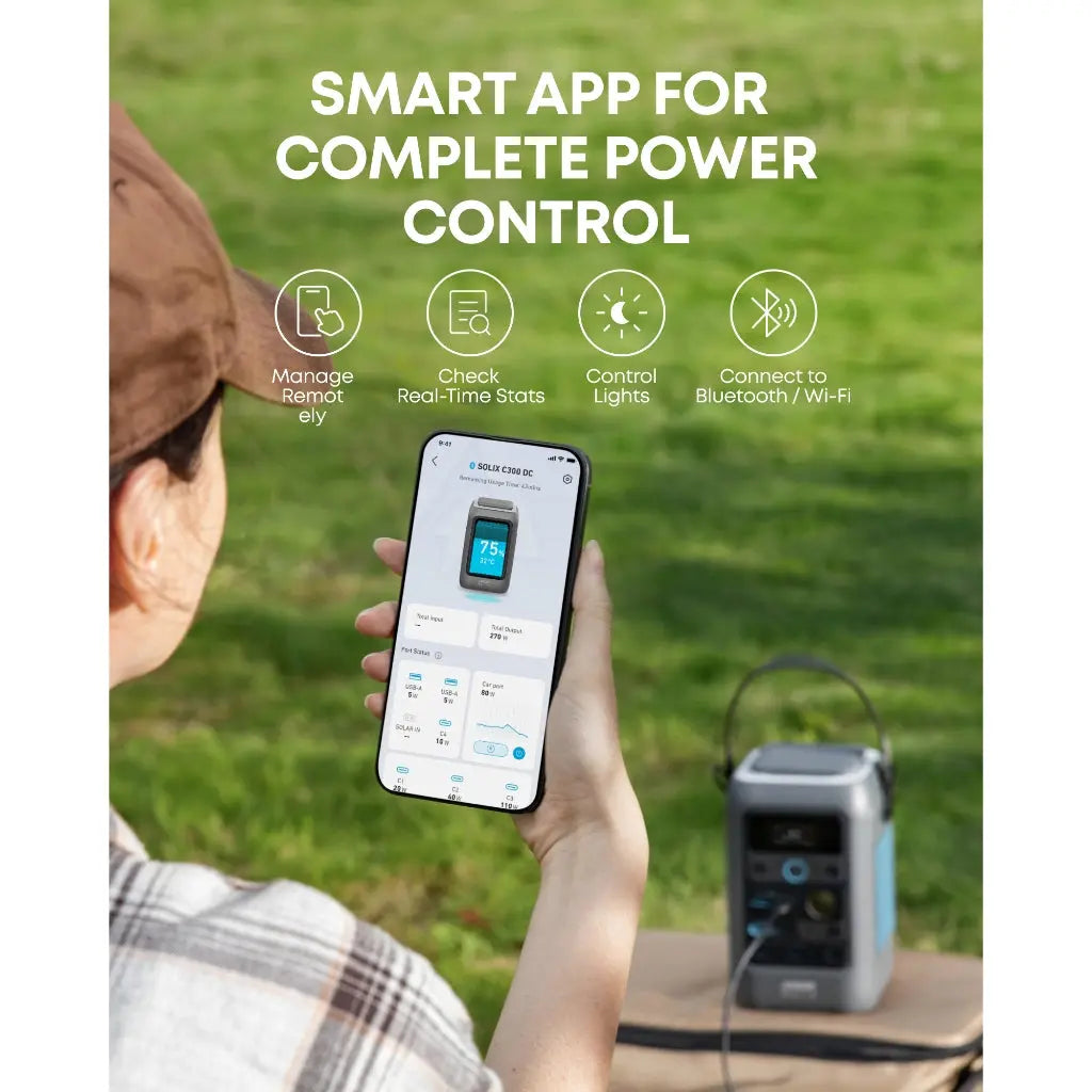 Anker SOLIX C300 DC Portable Power Station - 288Wh | 300W A1726 Anker Singapore