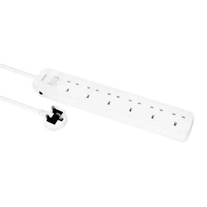 Anker Charger Extension Cod Power Strip (6-in-1) Extension Socket Power Extension Socket Power Strip A91F3 Anker Singapore