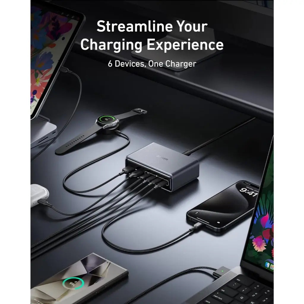 8-in-1 100W GAN Charging Station – Fast Desktop Charger 8-in-1 100W GAN Charging Station – Fast Desktop Charger