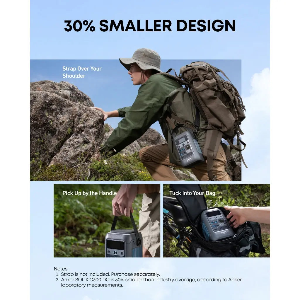 Anker SOLIX C300 DC Portable Power Station - 288Wh | 300W A1726 Anker Singapore