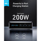 Anker Prime Charger, 200W 6-Port GaN Charging Station Fast Charging USB C Charger Adapter Desktop Multi Plug A2683 Anker Singapore