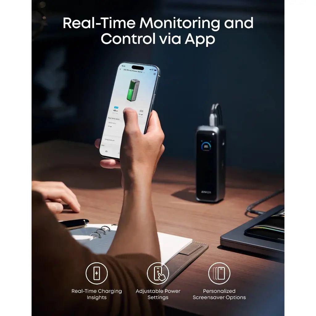 Anker Prime Power Bank 20100mAh 3-Port 220W Laptop Portable Charger A110B Anker Singapore