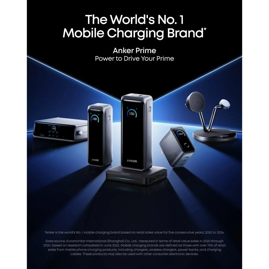 Anker Prime Power Bank 26250mAh 3-Port 300W Laptop Portable Charger A110A Anker Singapore