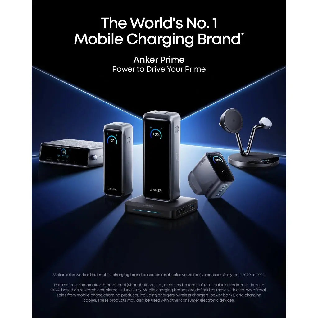 Anker Prime Charging Base 150W Fast Charging 3-Port Charger for Anker Prime PowerBank A1903 Anker Singapore