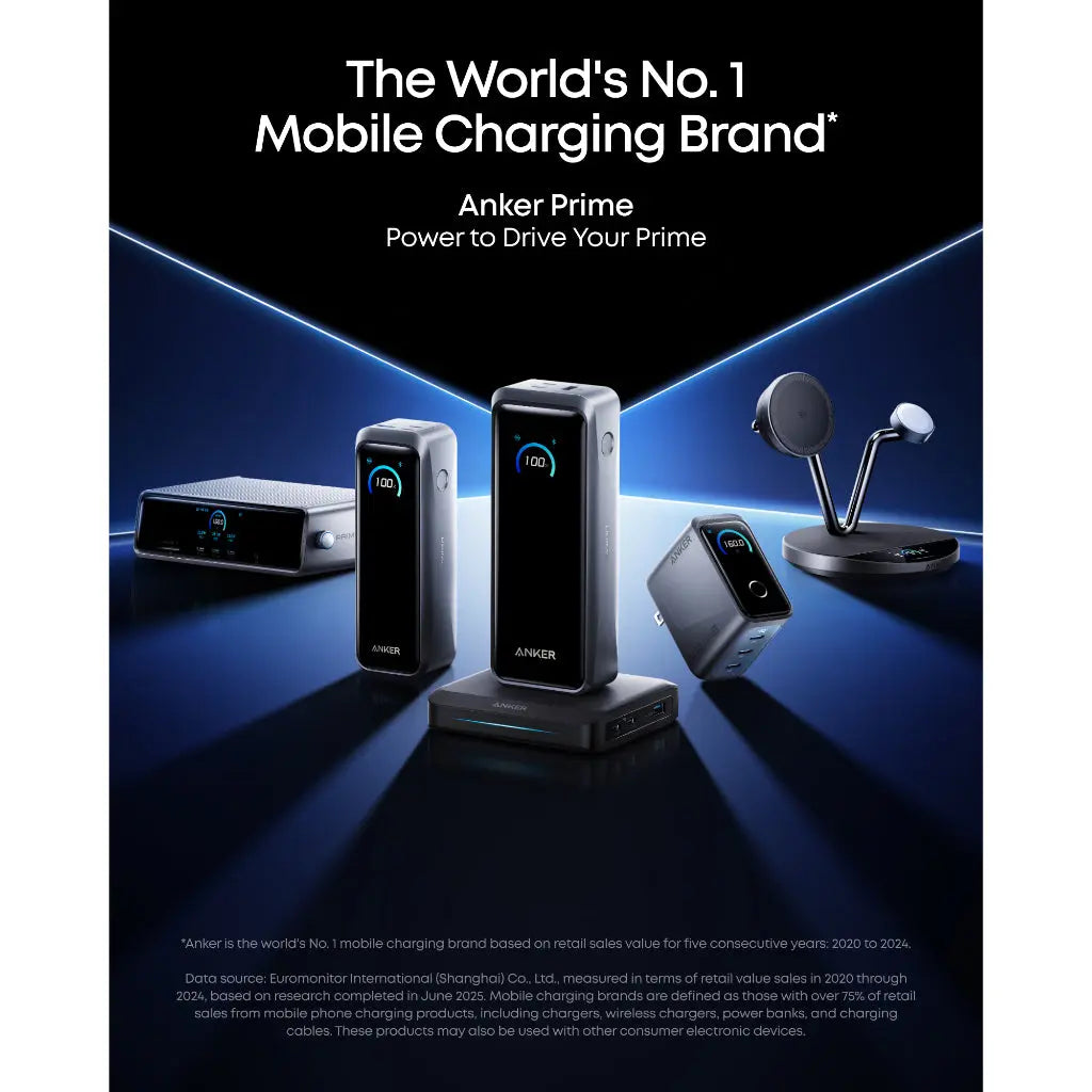 Anker Prime Power Bank 20100mAh 3-Port 220W Laptop Portable Charger