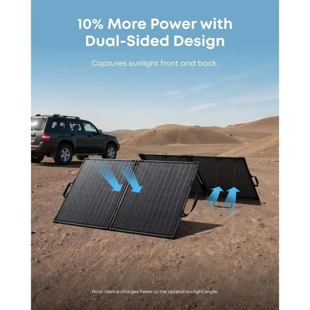 [Bundle Deal] Anker SOLIX C300 Portable Power Station - 288Wh | 300W + Anker SOLIX PS100 Bifacial 100W Solar Panel ---
