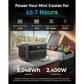 Anker SOLIX C2000 Gen 2 Portable Power Station 2048Wh 2400W (Peak 4000W) 9-Port Generator A1783 ---