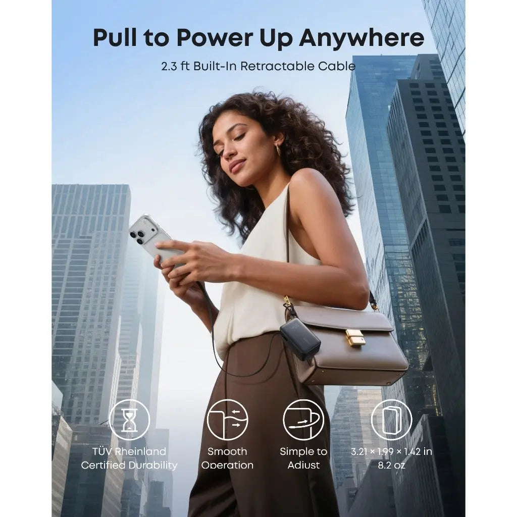 [Bundle Deal] Anker Nano 10000mAh 45W Built-In Retractable USB-C Cable CCC Power Bank + Anker Nano 45W USB-C Charger ---