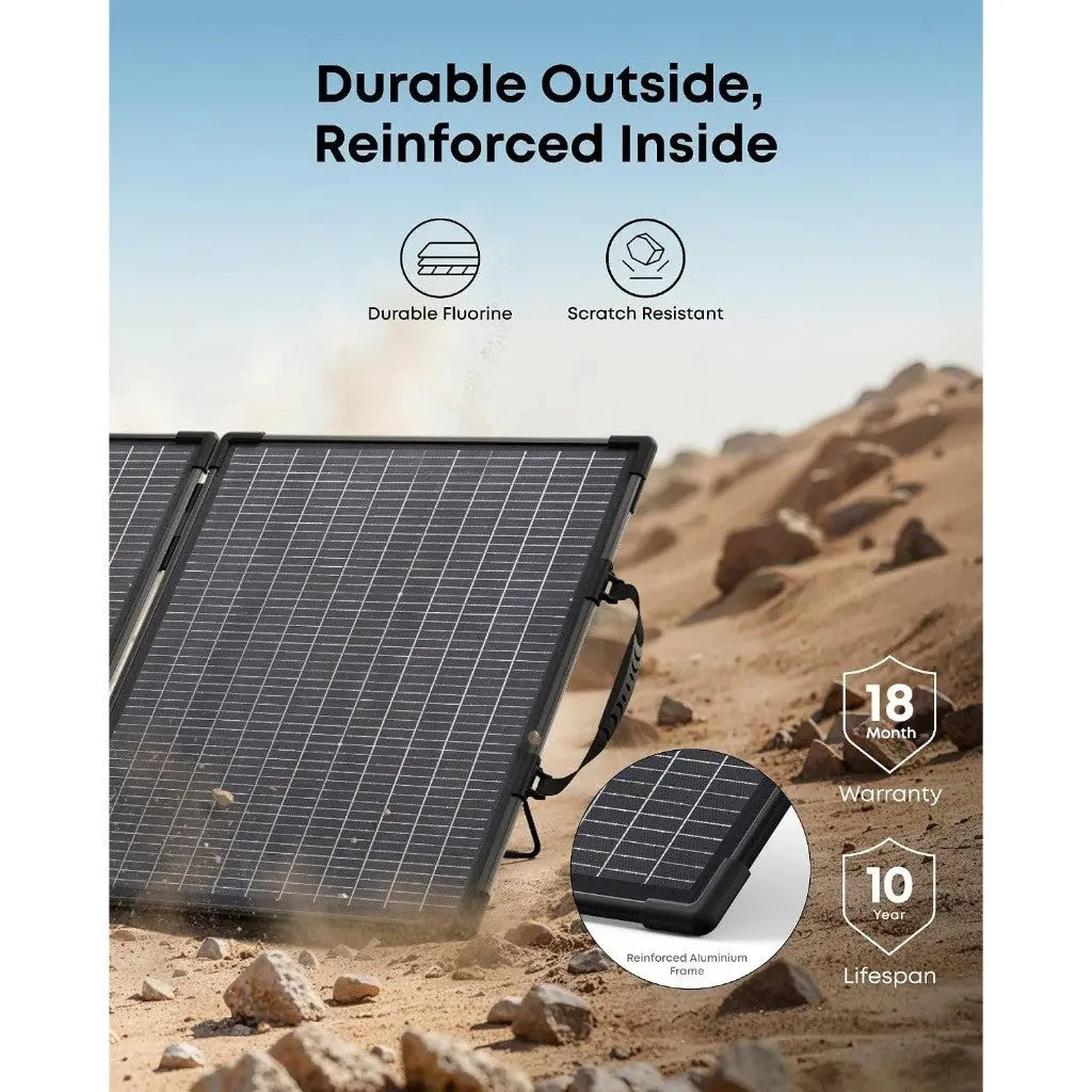 Anker SOLIX PS100 Bifacial Portable Solar Panel 100W Solar Charger