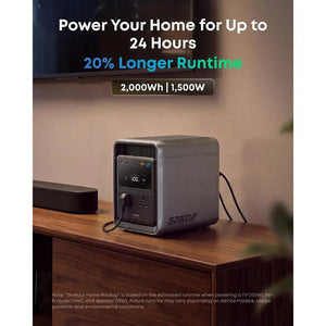 Anker SOLIX S2000 Portable Power Station 2010Wh 1500W (Peak 3000W) 7-Port Most Compact Generator AS220 ---