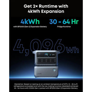 Anker SOLIX BP2000 Gen 2 2048Wh Expansion Battery for Anker SOLIX C2000 Gen 2 A17831A1 ---