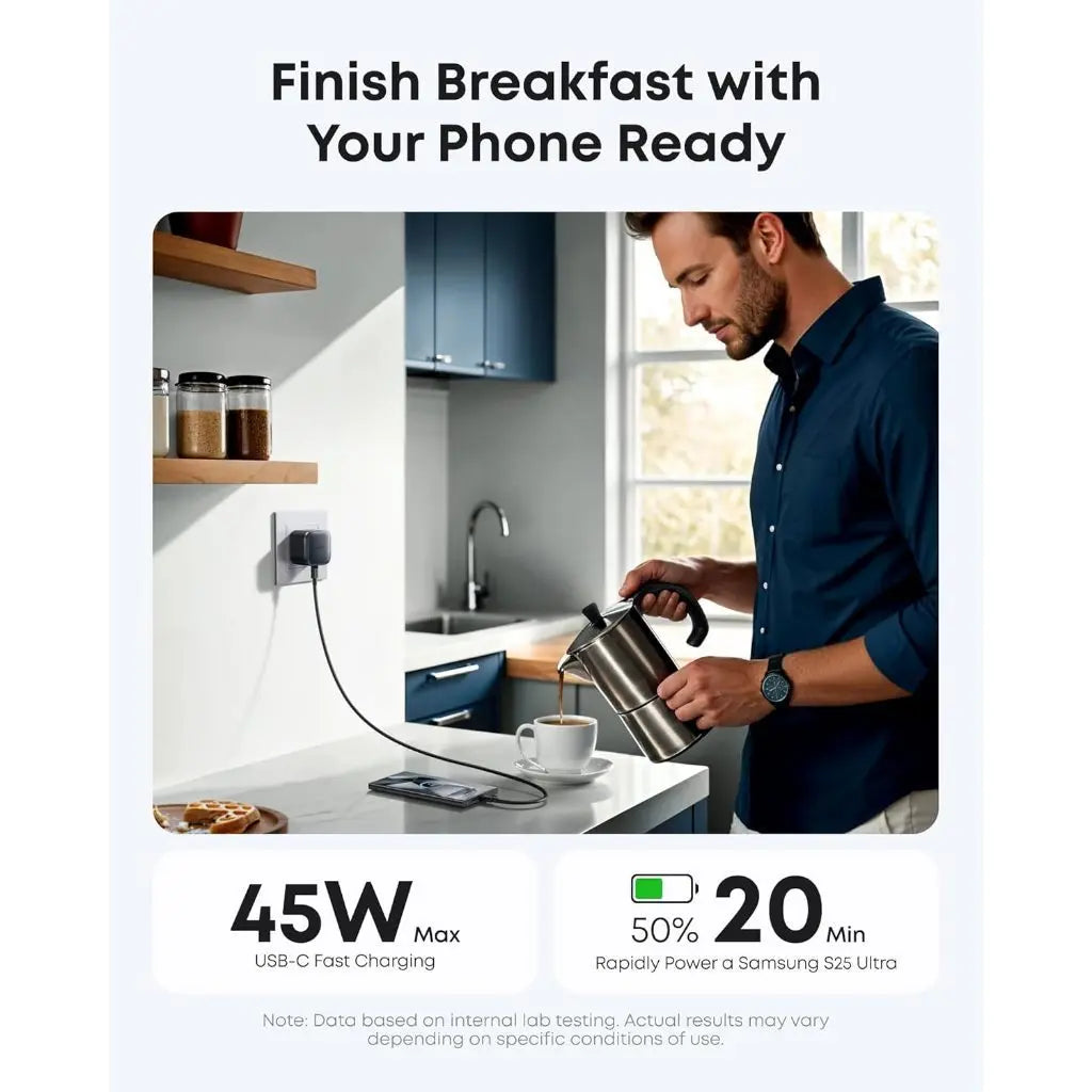 [Bundle Deal] Anker Nano 10000mAh 45W Built-In Retractable USB-C Cable CCC Power Bank + Anker Nano 45W USB-C Charger ---