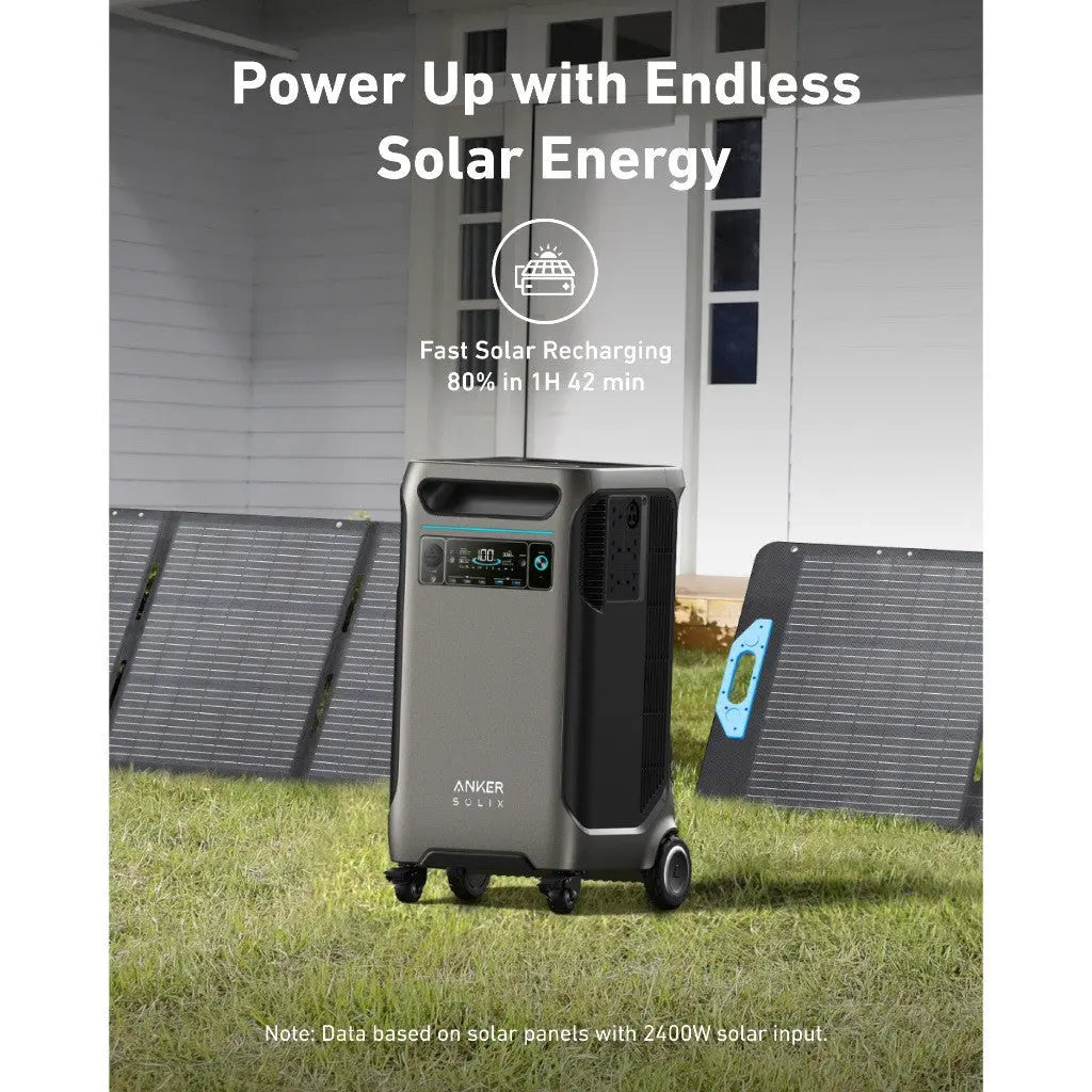 Anker SOLIX SOLIX F3800 Portable Power Station 3840Wh Ultra-High 6000W Output Solar Generator A1790 ---