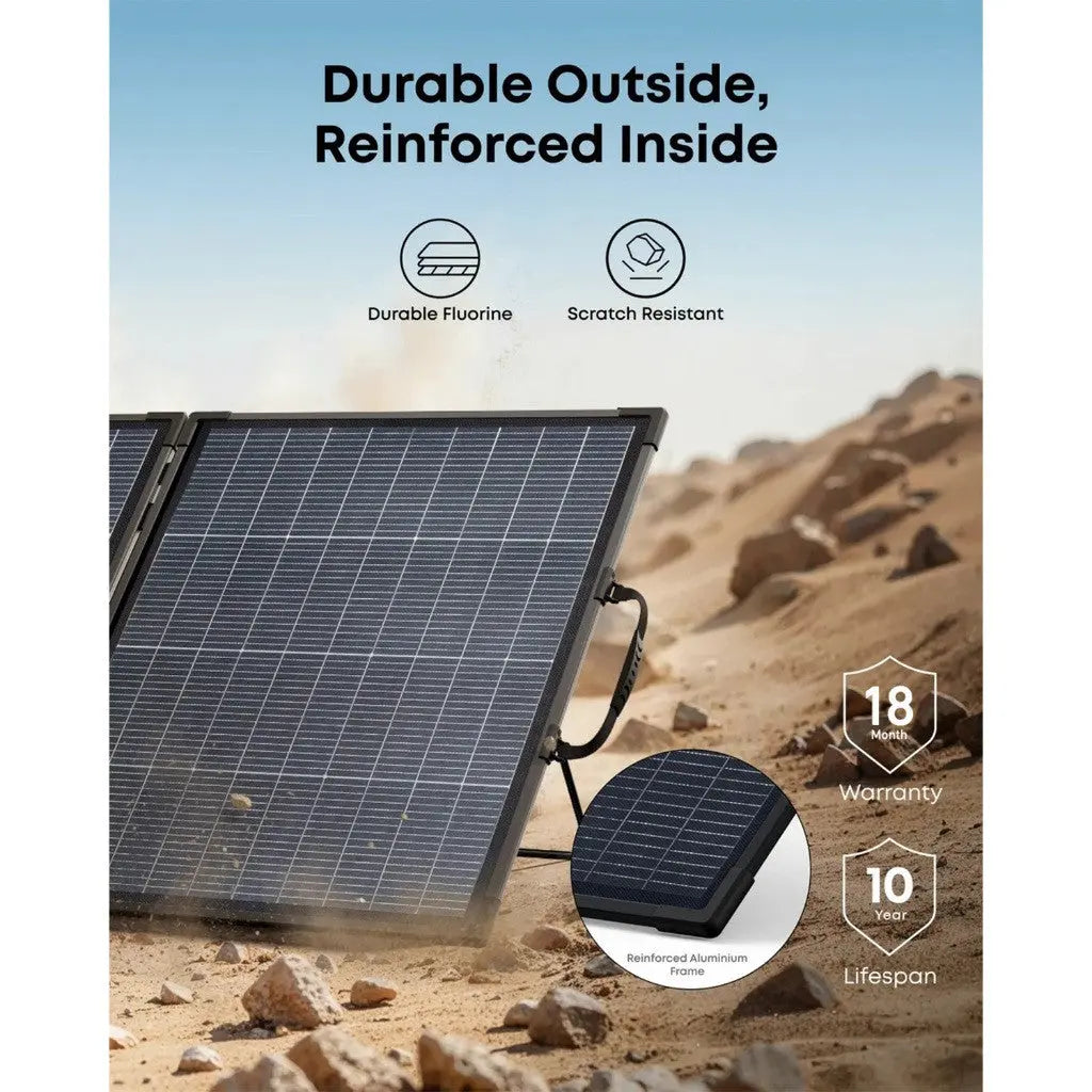 Anker SOLIX PS200 Bifacial Portable Solar Panel 200W Foldable Solar Charger AS320 ---