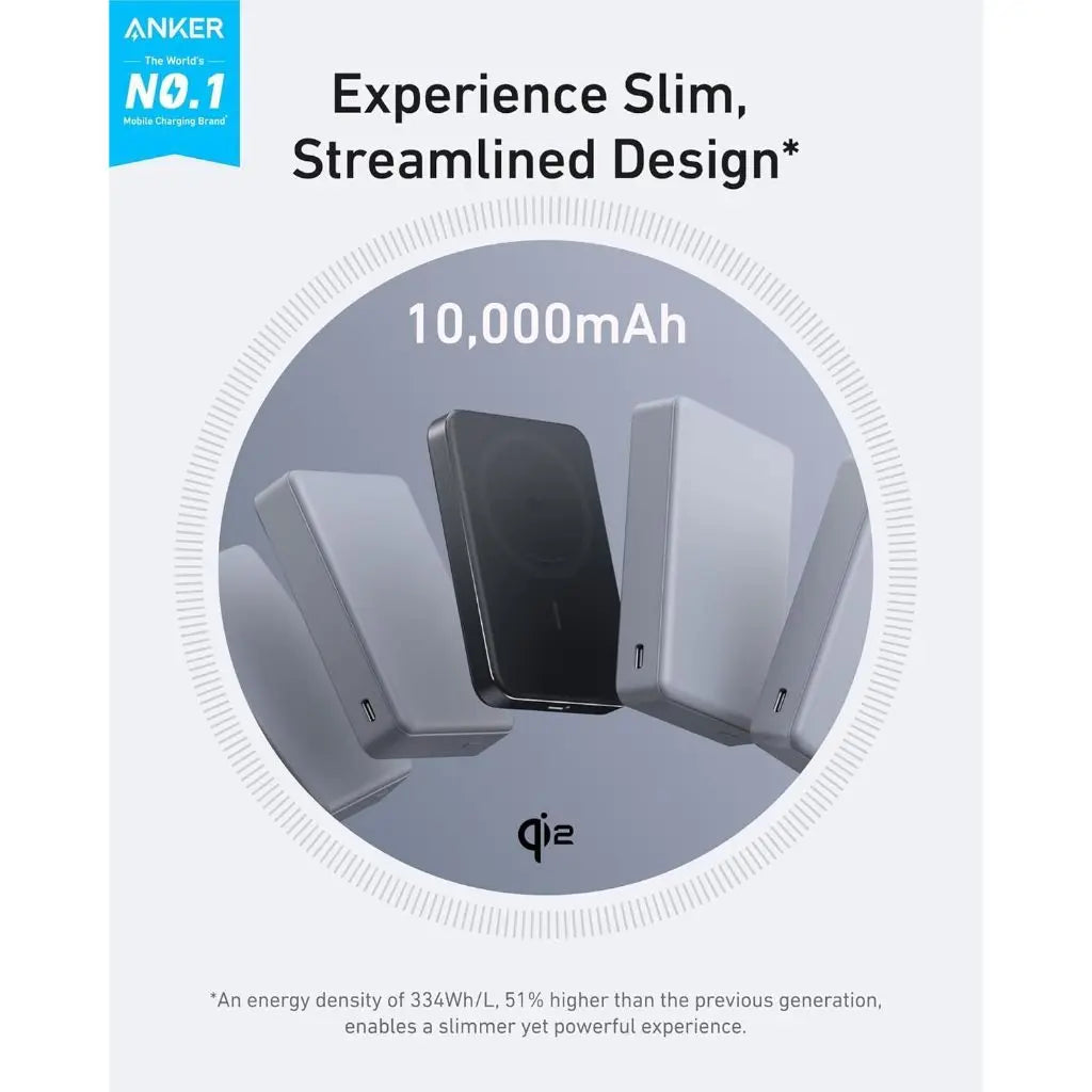 [Bundle Deal] Anker MagGo Slim 10000mAh Qi2 15W CCC Power Bank + Anker Zolo 50W 4-Port USB-C Charger ---