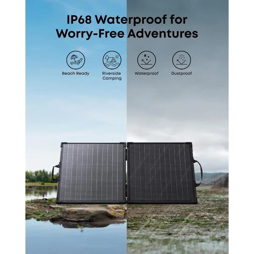 Anker SOLIX PS100 Bifacial Portable Solar Panel 100W Solar Charger