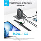 [Bundle Deal] Anker SOLIX C300 DC 288Wh | 300W Portable Power Station + Anker 140W 4-Port USB-C GaN Charger ---