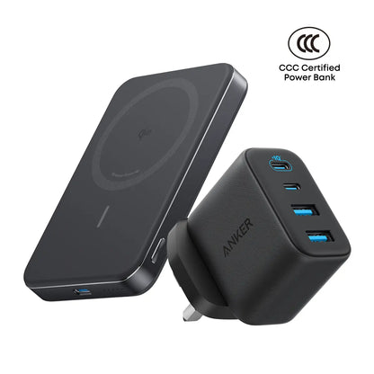 [Bundle Deal] Anker MagGo Slim 10000mAh Qi2 15W CCC Power Bank + Anker Zolo 50W 4-Port USB-C Charger Tech House