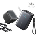 [Bundle Deal] Anker Nano 10000mAh 45W Built-In Retractable USB-C Cable CCC Power Bank + Anker Nano 45W USB-C Charger Tech House