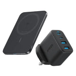 [Bundle Deal] Anker MagGo Nano Ultra-Slim 5000mAh Qi2 15W Power Bank + Anker Zolo 50W 4-Port USB-C Charger Tech House