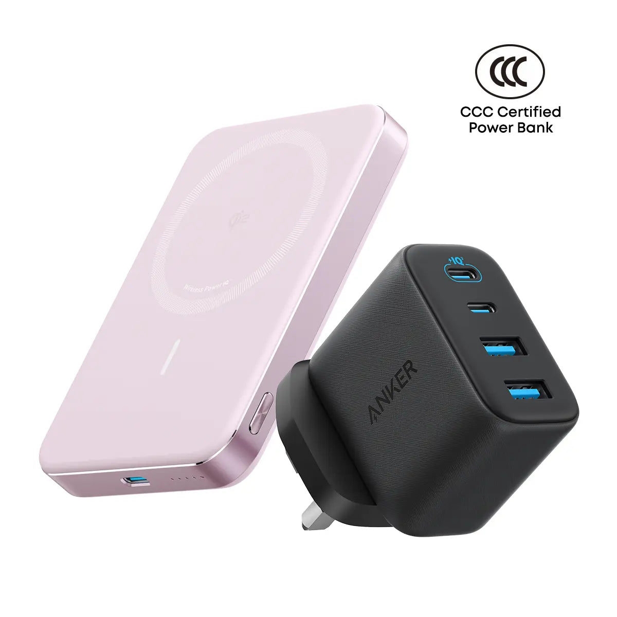 [Bundle Deal] Anker MagGo Slim 10000mAh Qi2 15W CCC Power Bank + Anker Zolo 50W 4-Port USB-C Charger Tech House