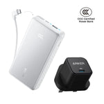 [Bundle Deal] Anker Zolo 20000mAh 22.5W Built-in USB-C Cable CCC Power Bank + Anker PowerPort III 20W USB-C Charger Tech House