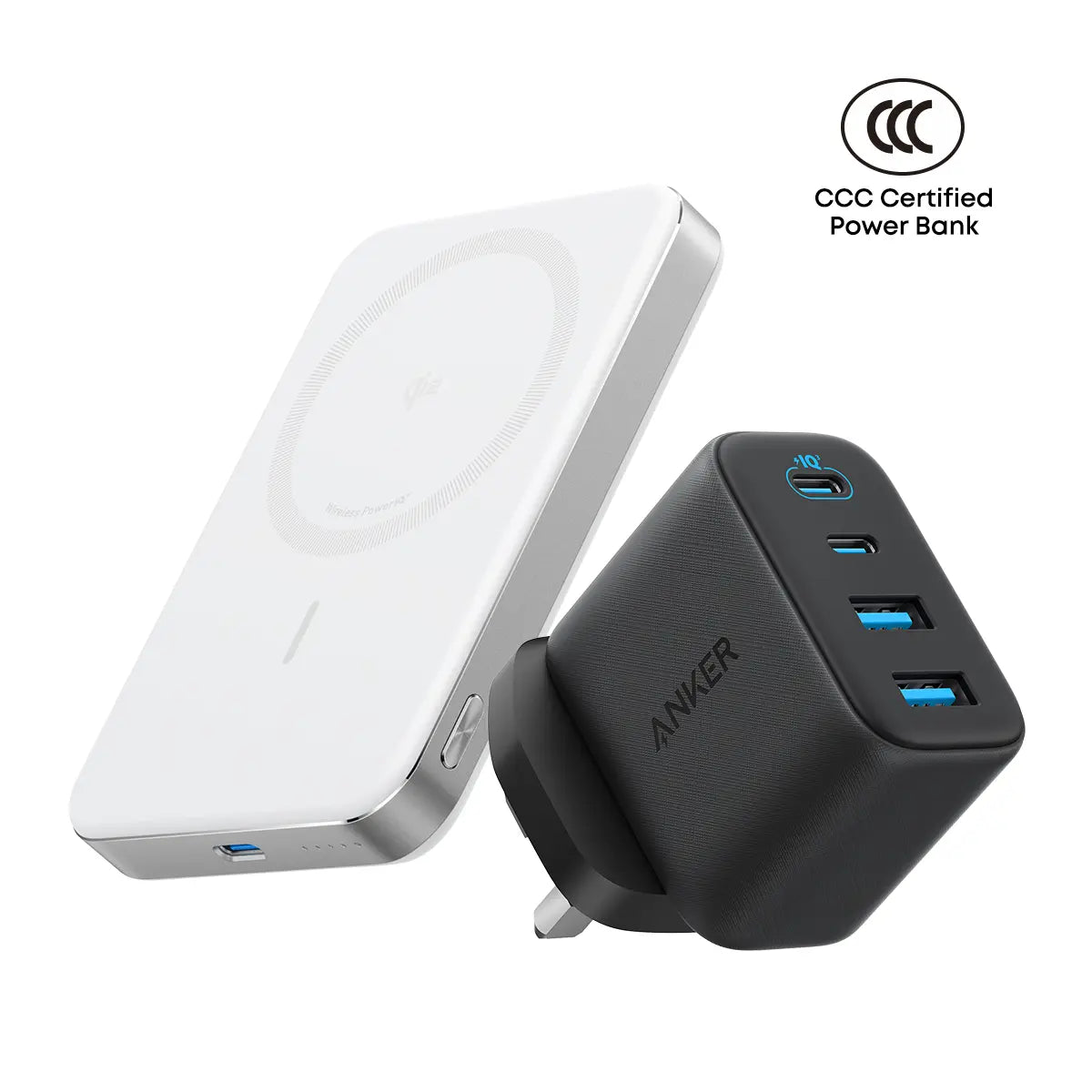 [Bundle Deal] Anker MagGo Slim 10000mAh Qi2 15W CCC Power Bank + Anker Zolo 50W 4-Port USB-C Charger Tech House