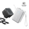 [Bundle Deal] Anker Nano 10000mAh 45W Built-In Retractable USB-C Cable CCC Power Bank + Anker Nano 45W USB-C Charger - White