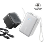 [Bundle Deal] Anker Nano 10000mAh 45W Built-In Retractable USB-C Cable CCC Power Bank + Anker Nano 45W USB-C Charger Tech House