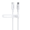 Anker 544 PowerLine USB C to USB C Cable Fast Charging 100W 3ft Cable A80F1 - White
